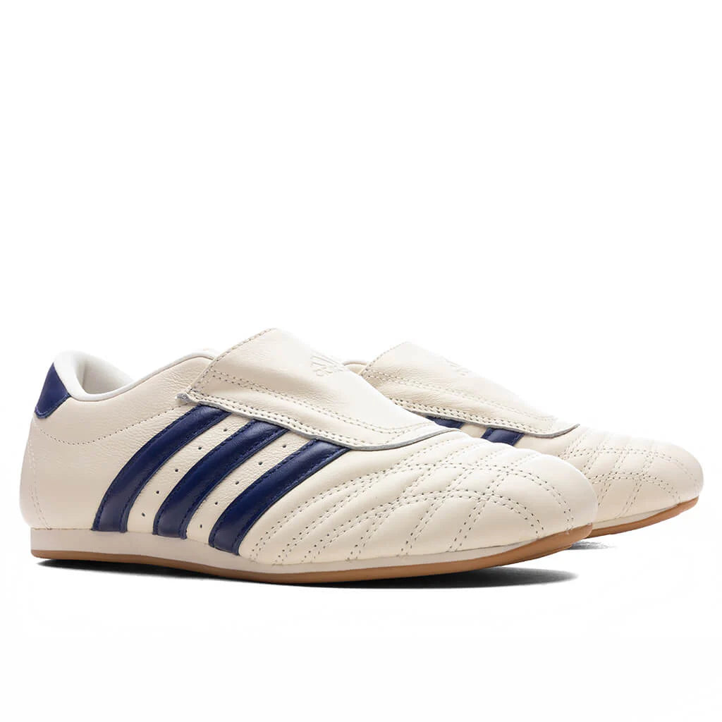 Womens Taekwondo Cream White Victory Blue Gum
