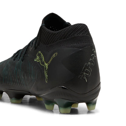 PUMA Future 8 Ultimate Firm Ground Soccer Cleats Black Green