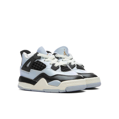 Air Jordan 4 Retro TD Pure Platinum Metallic Gold Black Sail