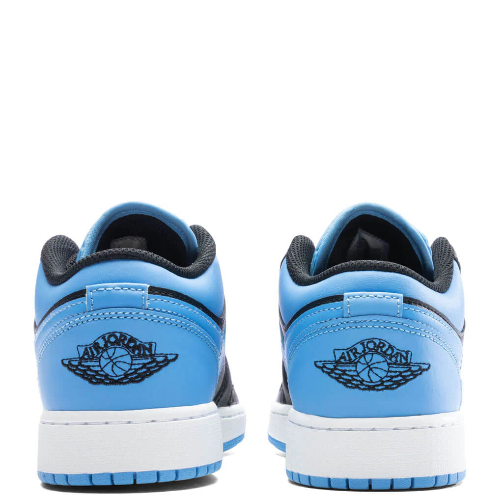 Air Jordan 1 Low GS Black Black University Blue