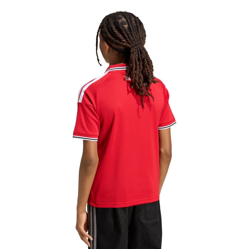 adidas Manchester United Home Youth Soccer Jersey 26 27 Red