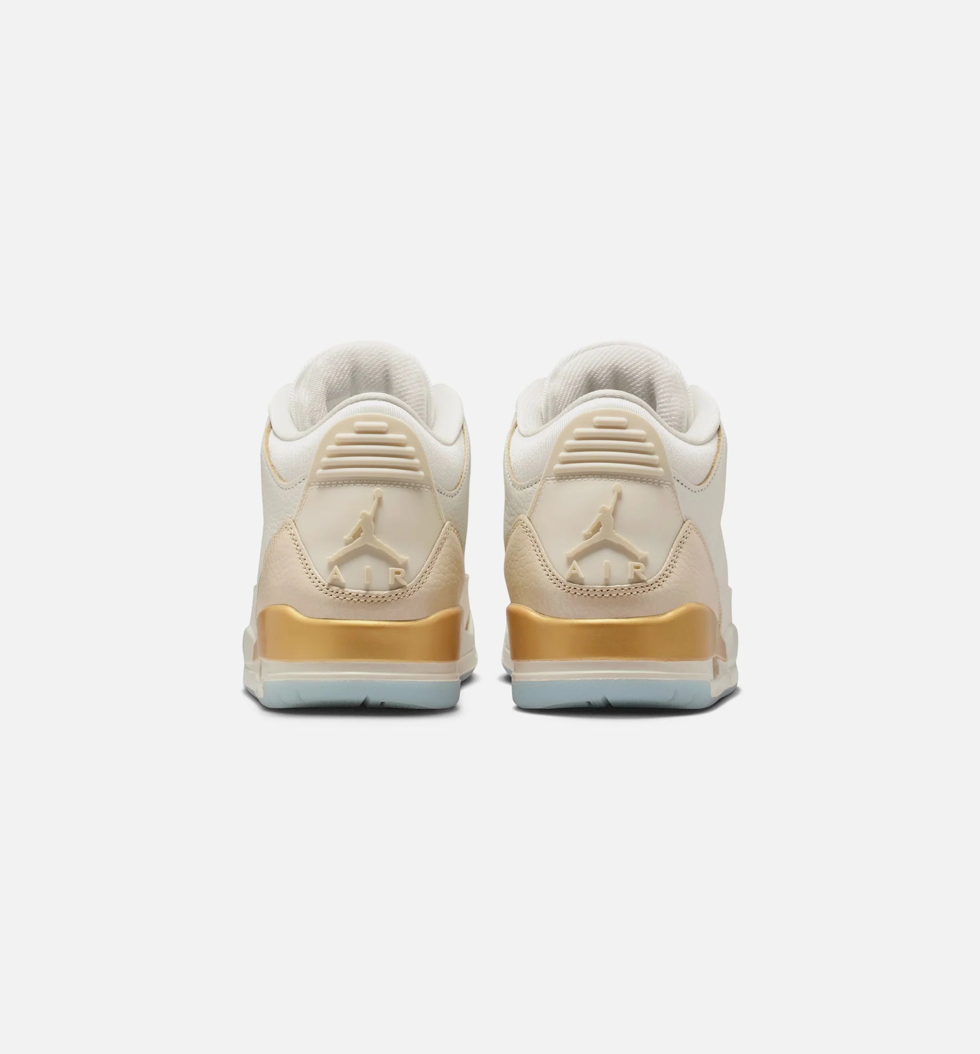 Air Jordan 3 Retro Sail and Pale Ivory Womens Lifestyle Shoe Sail Team Gold Pale Ivory Metallic Gold Ice
