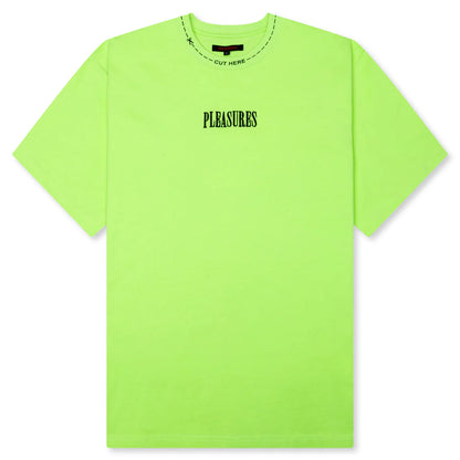 Cut Here Heavyweight Shirt Lime