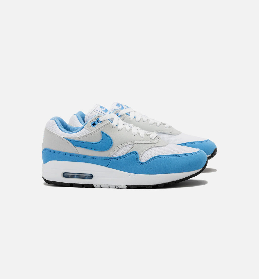 Air Max 1 University Blue Mens Lifestyle Shoe White University Blue