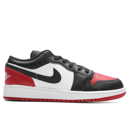 Air Jordan 1 Low GS White Black Varsity Red