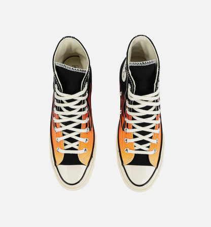Chuck 70 High Top Fire Mens Lifestyle Shoe Black Red Yellow