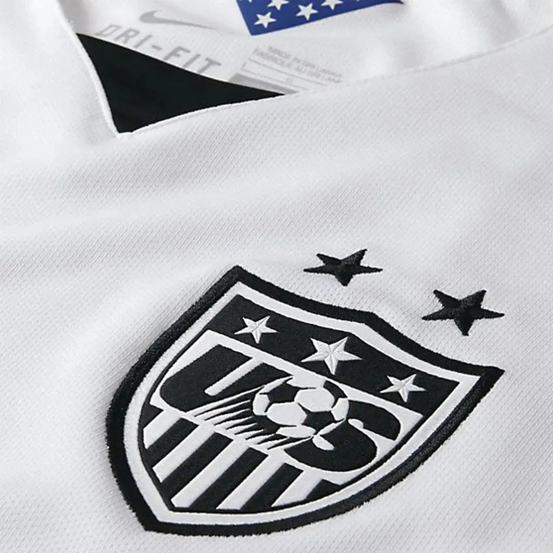 Nike USMNT 15 Stadium Home Youth Jersey White Black