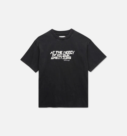 Ambitions Mens Short Sleeve Shirt Black White
