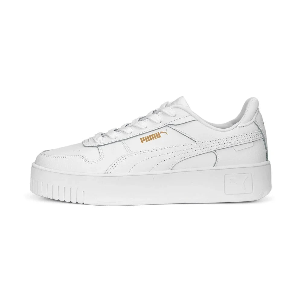 PUMA Carina Street Womens Sneaker White Gold