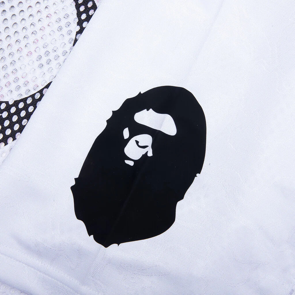 Line Camo Multi Logo Relaxed Fit Football Jersey White
