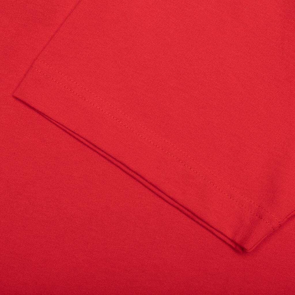 Jersey Braque Pocket Tee Red
