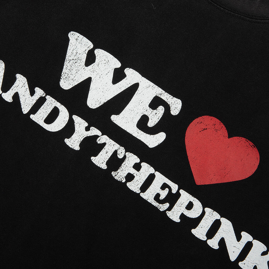 We Love VTP Tee Washed Black