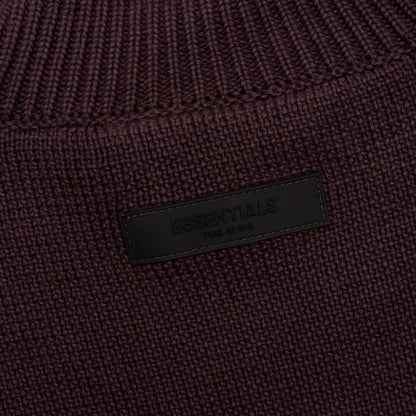 Womens Mock Vest Plum