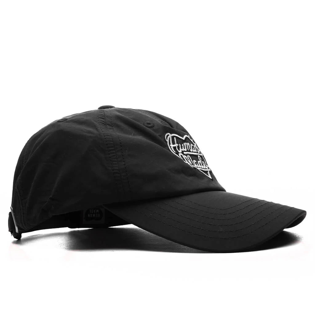 5 Panel Nylon Cap Black