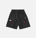 Jumpman Woven Shorts Mens Shorts Black Red