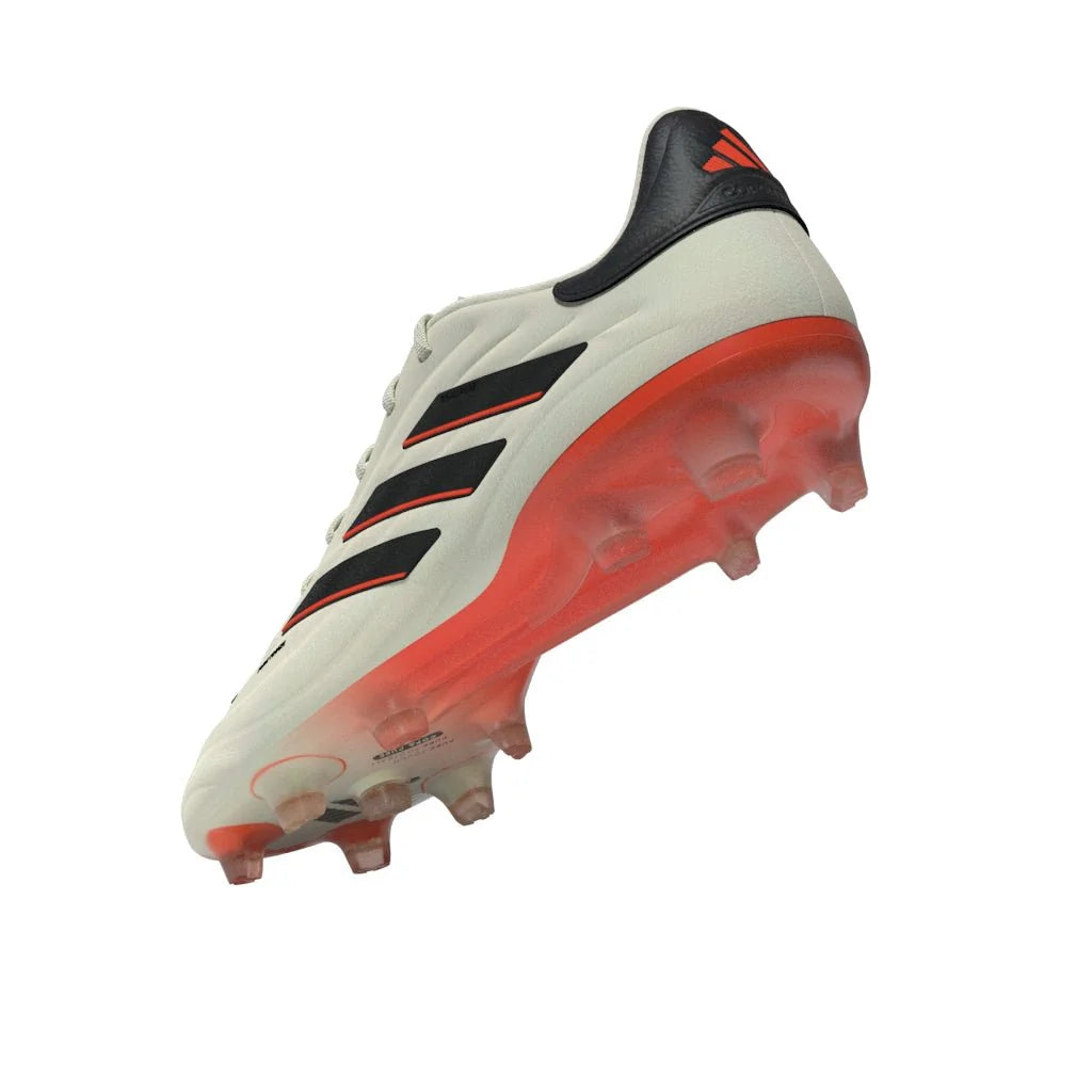 adidas Copa Pure 2 Elite FG Firm Ground Soccer Cleats Ivory Black Solar Red