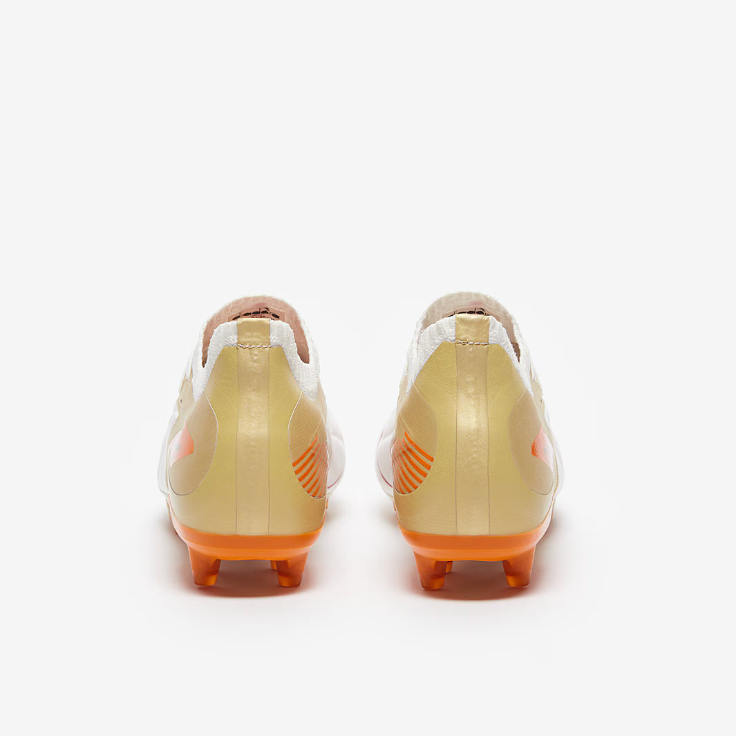 Diadora Maximus Elite Pro SLX FG Firm Ground Soccer Cleats White Chili Pepper Russet Orange