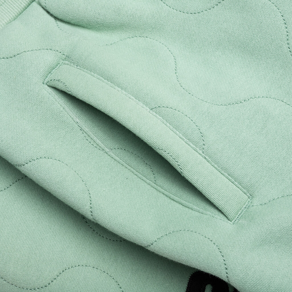 Wave Quilted Easy Pants Matcha