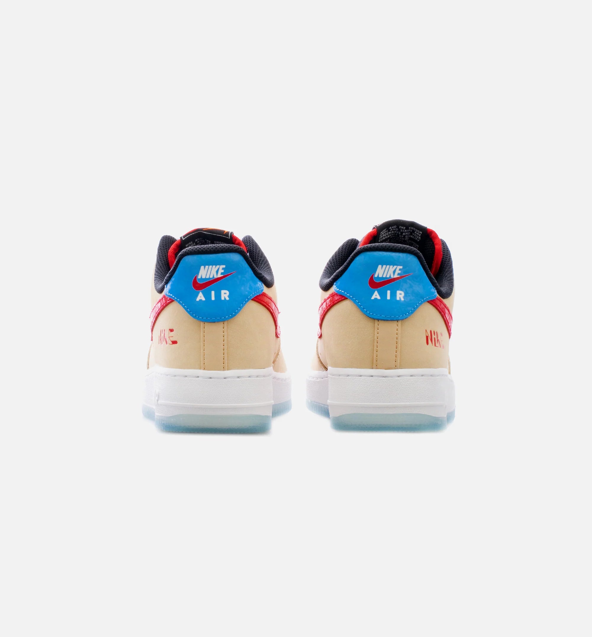 Air Force 1 Low Satellite Mens Lifestyle Shoe Beige Red