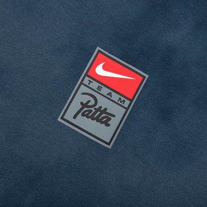 Nike x Patta T Shirt Squadron Blue Deep Ocean Dark Obsidian