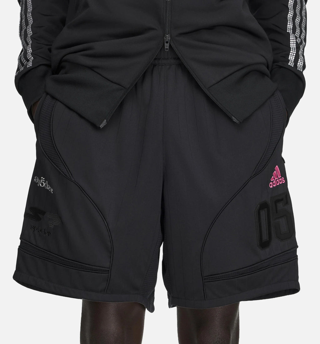 Sp5der Mens Shorts Black