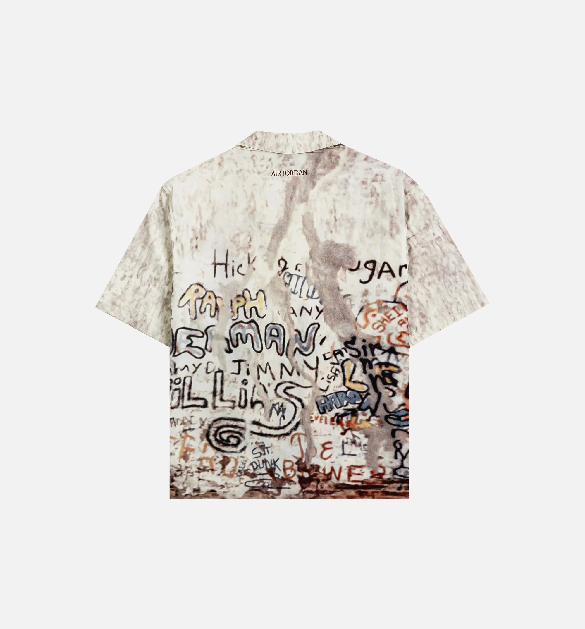 Air Jordan Camp Mens Short Sleeve Shirt Sail