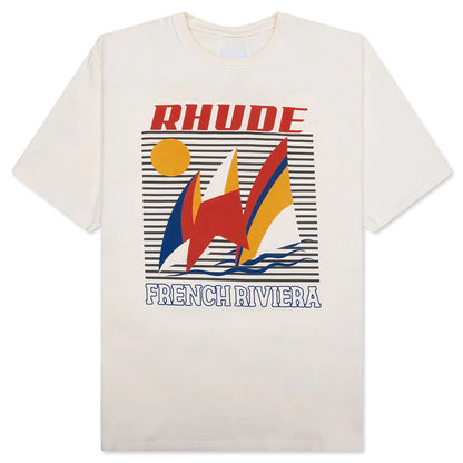 Rhude Poster Tee Vintage White