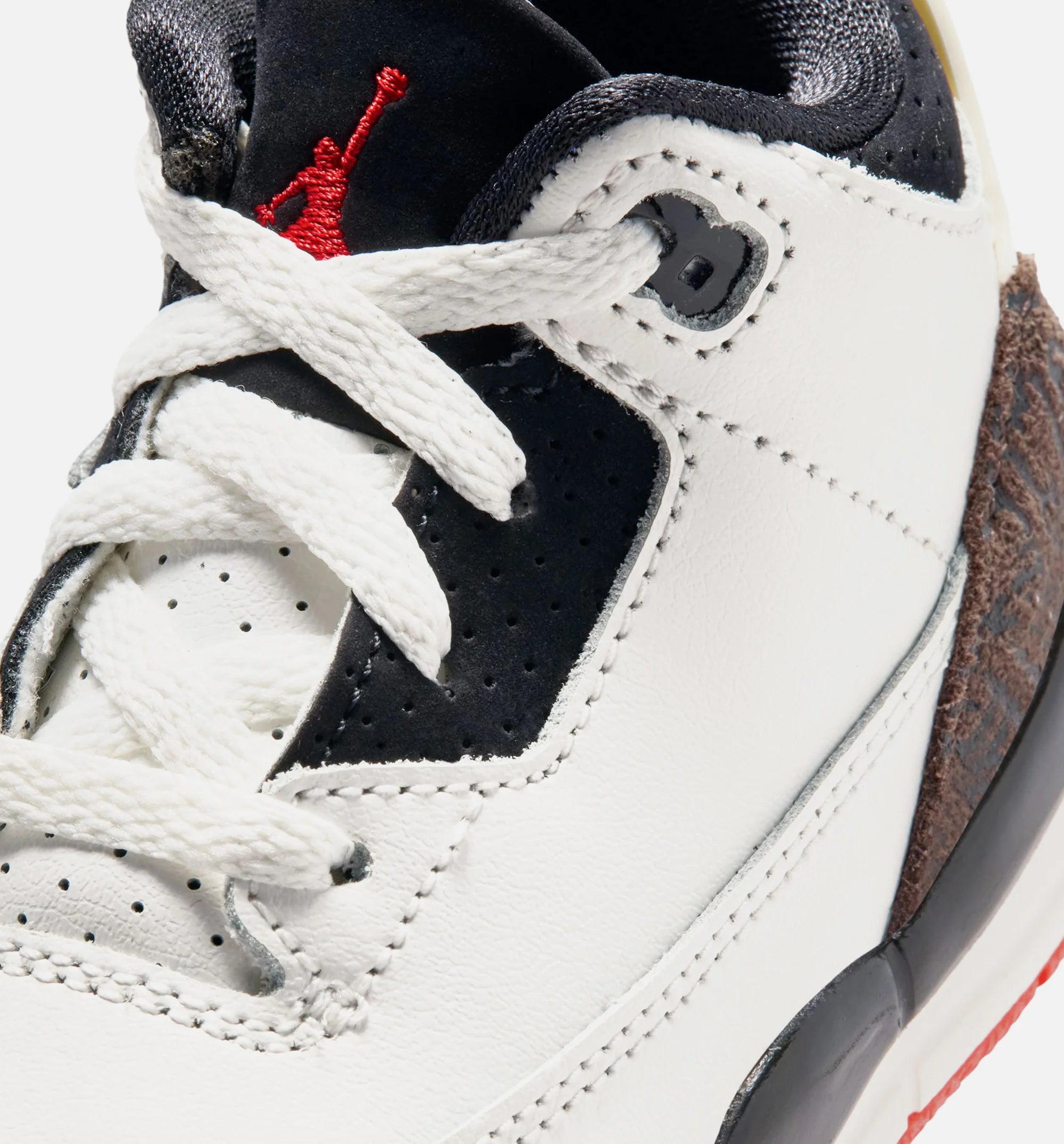 Air Jordan 3 Retro Sail and University Red Infant Toddler Lifestyle Shoe Sail Black University Red Pale Ivory Free Shipping