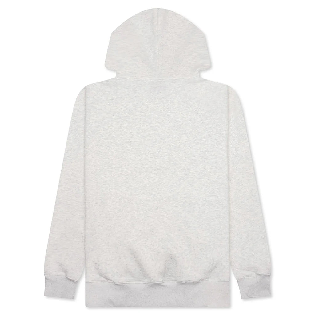 Rhinestone Impact Hoodie Light Heather Grey