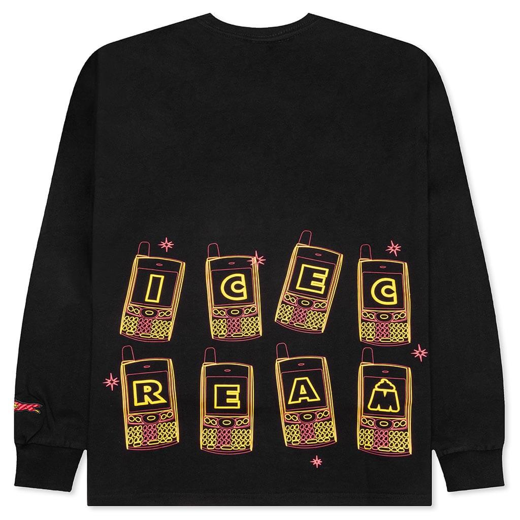 Call My Bluff L S Tee Black