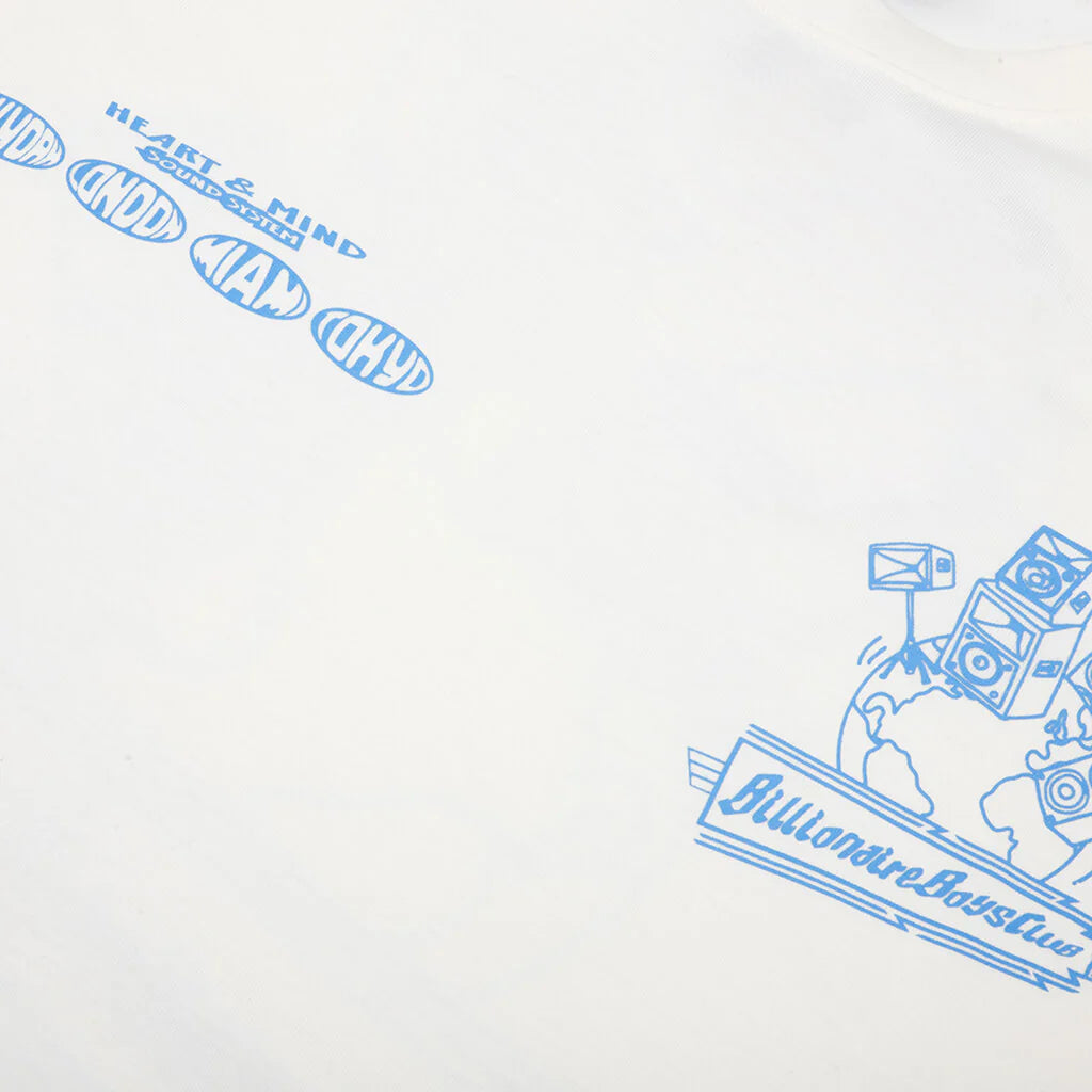 Sound Waves Tee Winter White